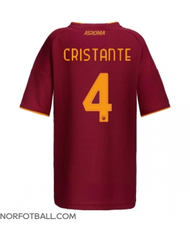 Billige Fotballdrakt AS Roma Bryan Cristante #4 Replika Hjemmedrakt Dame 2025-26 Kortermet Billige Fotballdrakt AS Roma Bryan Cristante #4 Replika Hjemmedrakt Dame 2025-26 Kortermet